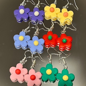 flower earrings