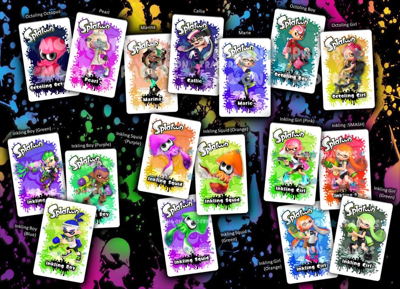 splatoon-splatoon-2-amiibo-cards-etsy