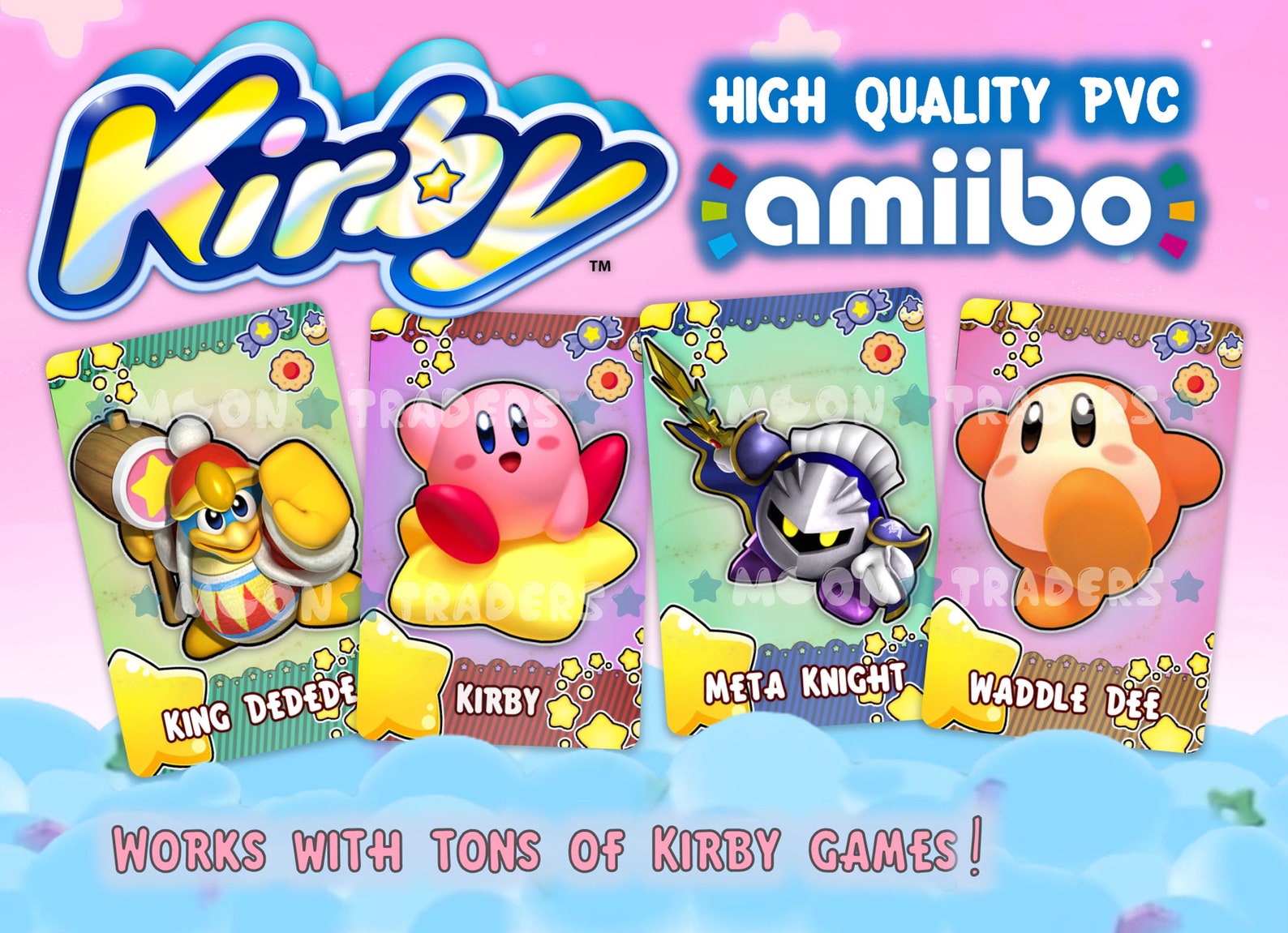 Kirby Series Amiibo Cards | Etsy