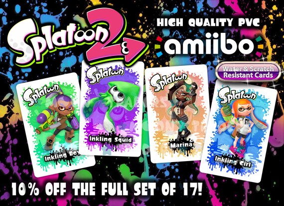 amiibo cards splatoon