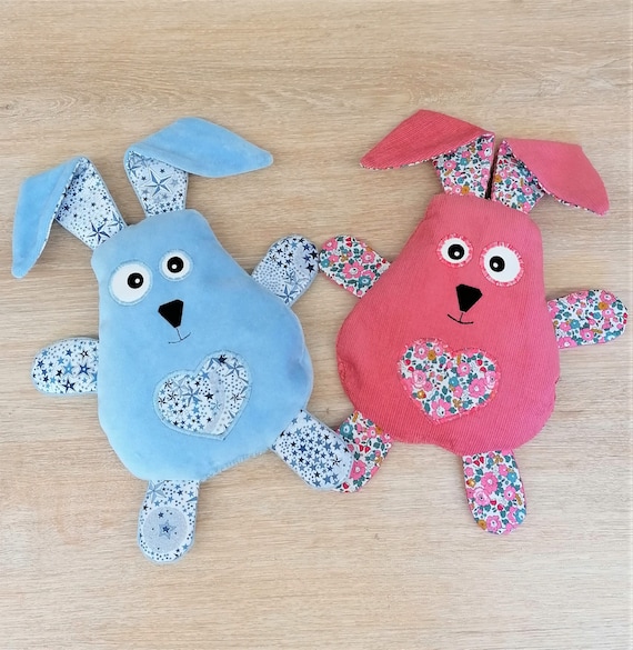 Velvet Rabbit Dry Hot Water Bottle Ideal for a Baby as a Birth Etsy