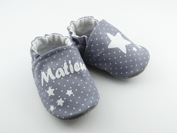 personalised baby slippers