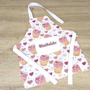 Customizable children's kitchen apron, gift for gourmets, several models to choose from