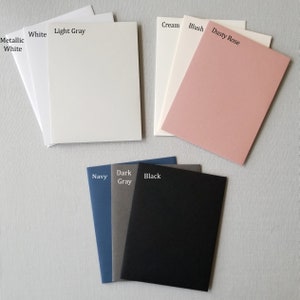 Jen Che Designs envelope color options