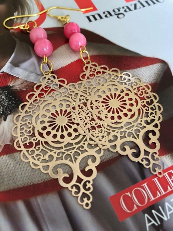 Reffeer Orecchini Pendenti A Foglia In Argento 925 Con Zirconi E Nappa – Lunghi 35 Mm, Leggeri, Ipoallergenici, Per Donna