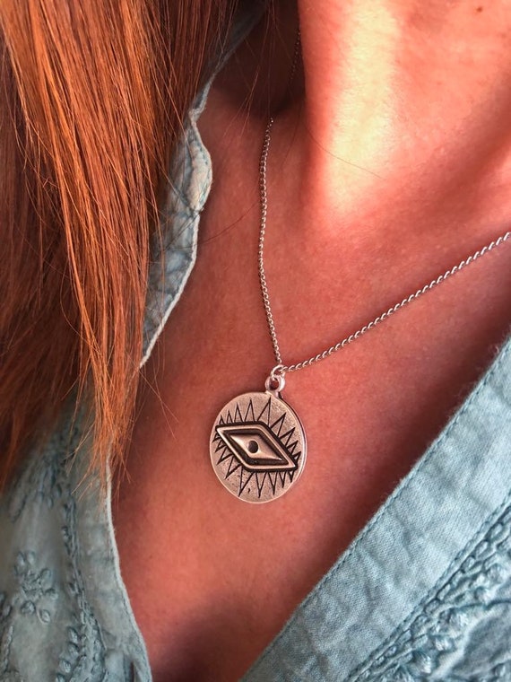 Ciondolo Moneta di Alessandro Magno con Collana in Argento