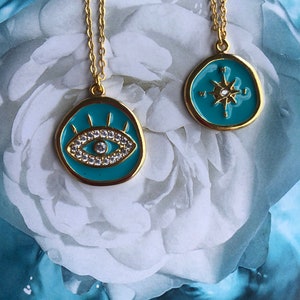 Reef break shop evil eye necklace