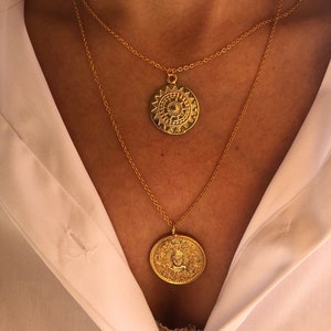 Buddha & Evil Eye Necklace Set: Boho Layered Protection Jewelry