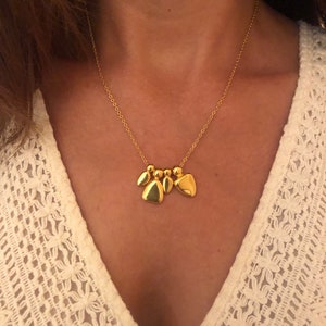 24K Gold Plated Family Necklace: Mum, Dad & Kids