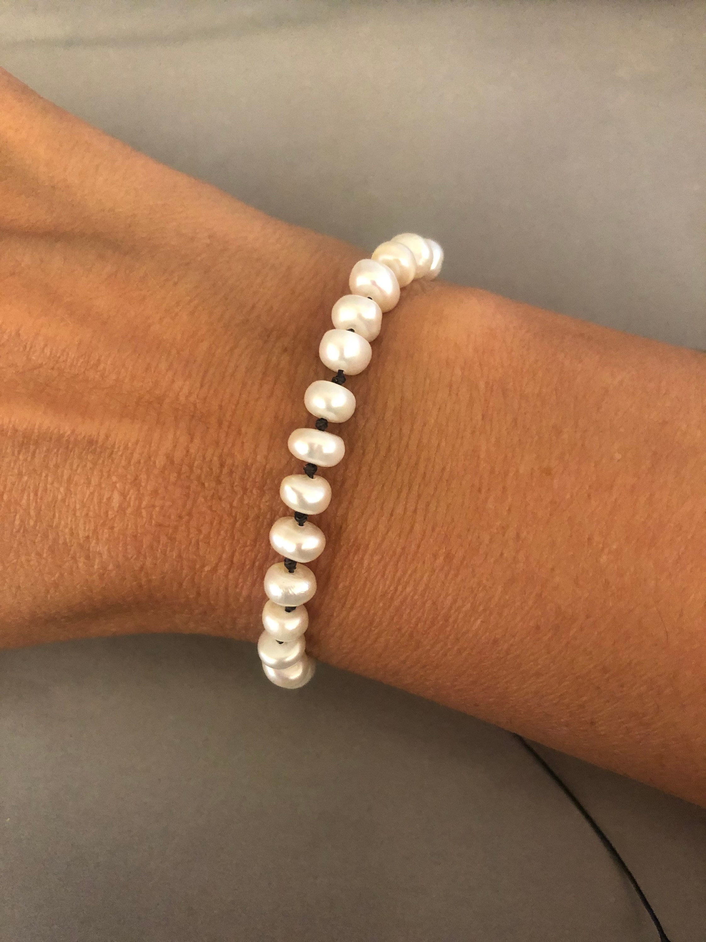 Sarina Bracelet in White Pearl main image 0