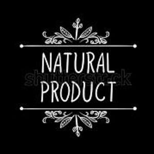 May include: Black and white illustration of a decorative design with the text "NATURAL PRODUCT" in the center.