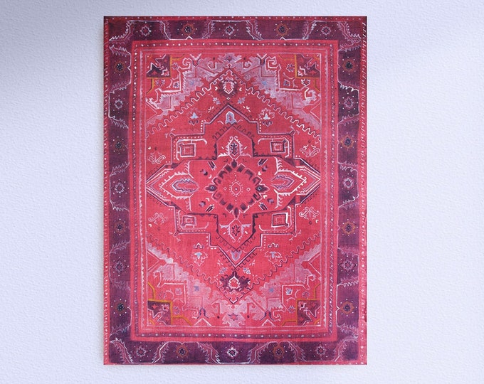 Marokkanischer fliegender Teppich–Original Acryl Gemälde