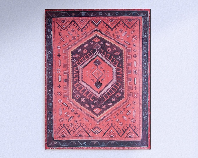 Marokkanischer fliegender Teppich – Original Acryl Gemälde