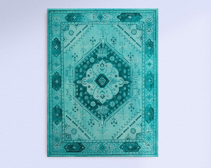 Marokkanischer Teppich – Original Acryl Gemälde
