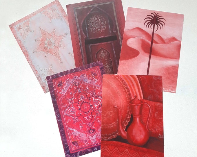 Marokko Postkarten Set – Orientalische Grußkarten