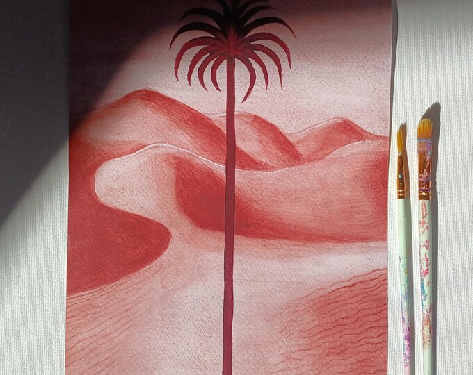 Sahara Wüste Kunstdruck - Merzouga Poster