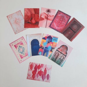 Cartes postales marocaines – Cartes postales du Maroc – Cartes colorées – Art marocain – Les 1001 nuits – Art oriental – Voyage au Maroc