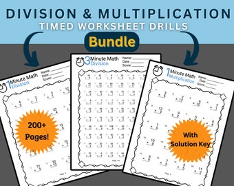 Multiplication Worksheet Printable Division Fact Drills Long Division Worksheet Math Table Exercise Kid Division Fact Drill Time Worksheet