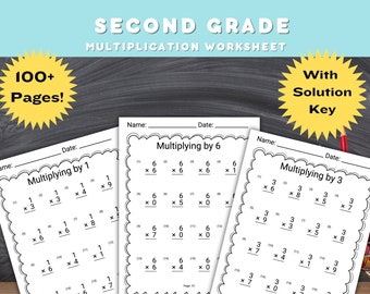 2nd Grade Math Worksheet Multiplication Practice Sheet Multiplication Worksheet Multiplication Math Drill Multiplication Table Second Grade