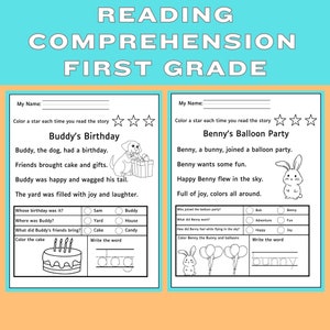 First Grade Reading Comprehension Worksheet Homeschool Printable 1st Grade Worksheet Reading Comprehension 2nd Grade Sheet At Home Reading