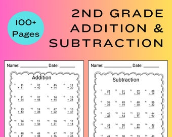 2nd Grade Math Worksheet Addition Subtraction Worksheet Math Sheet 2nd Grade 3 Worksheet Grade 3 Printable Second Grade Math Homeschool