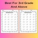 3rd Grade Math Multiplication Worksheet Chart Multiplication Table ...