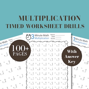 Multiplication worksheet timed math multiplication table homeschool multiplication printable multiplication worksheet grade 4 work sheet