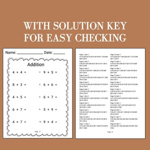 1st grade addition and subtraction math worksheets in printable format. Designed for first grade homework, kindergarten review, or math centers, this worksheet pack builds foundational math fluency and problem-solving for young learners in grade 1 classrooms.
