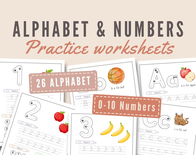 16 Printable Beginning Tracing Trace the Lines Worksheets. - Etsy Canada