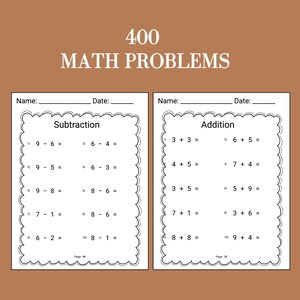 Printable grade 1 math worksheets focused on addition and subtraction practice, ideal for 1st grade homework assignments, homeschooling, or kindergarten math review. These engaging and simple worksheets support early math skill development at home or school.