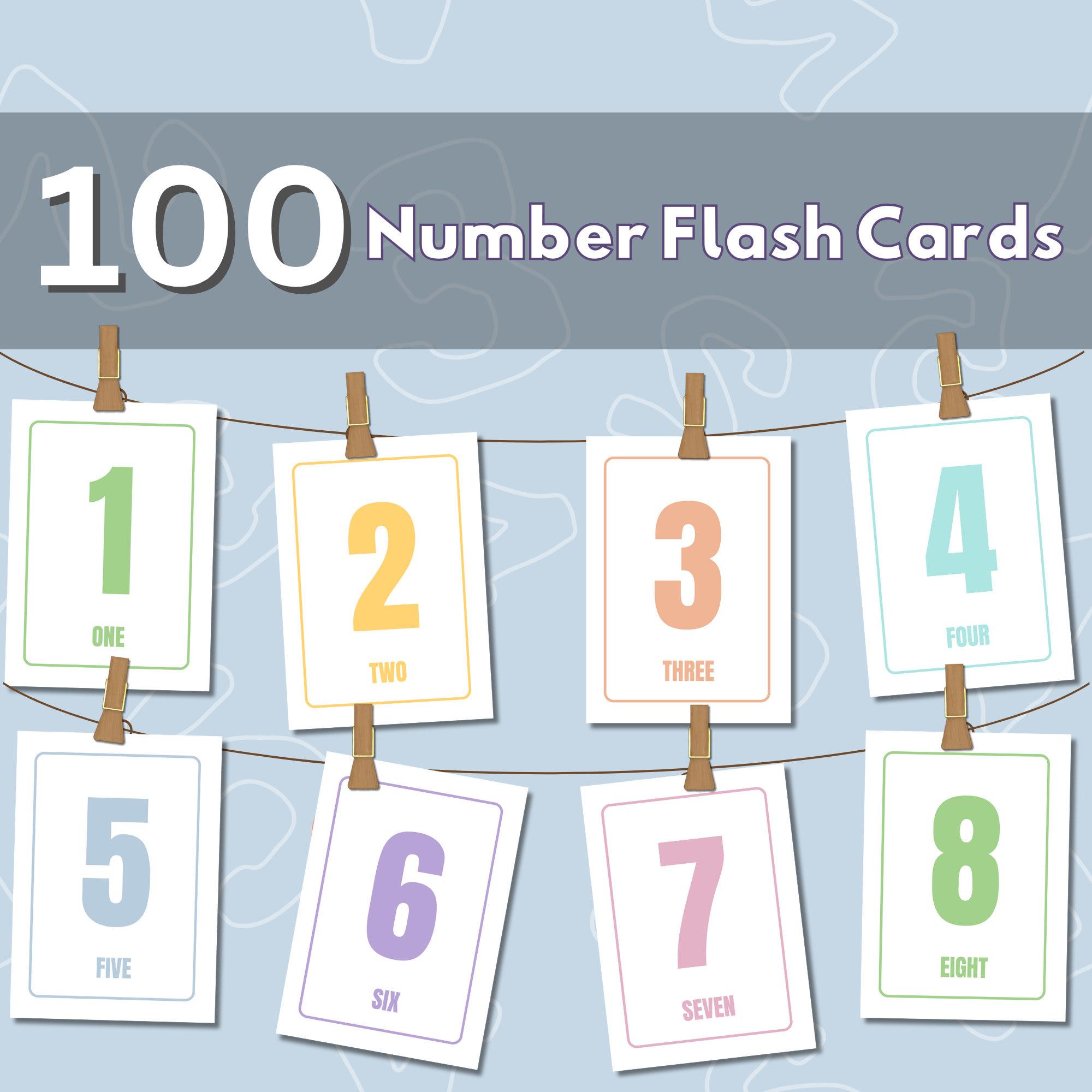printable-number-flashcard-toddler-number-recognition-printable-preschool-activity-number-card-educational-number-flash-card-number-1-100-etsy