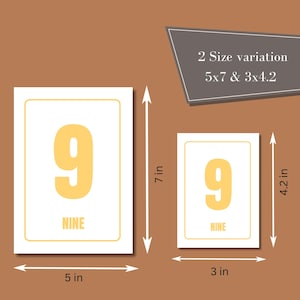 Printable number flashcard toddler number recognition printable preschool activity number card educational number flash card number 1-100 image 5