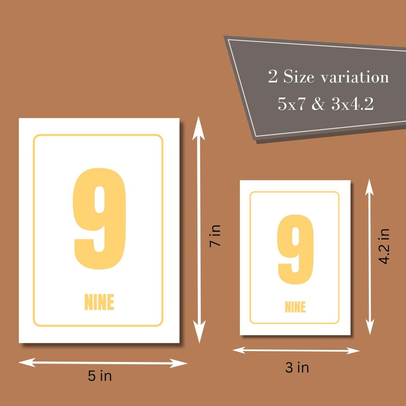 Printable number flashcard toddler number recognition printable preschool activity number card educational number flash card number 1-100 image 5