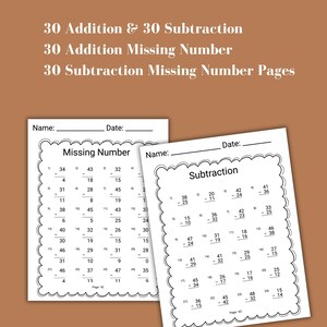 printable math worksheet addition and subtraction for 1st 2nd and 3rd grade students regrouping subtraction drill practice sheet homeschool and classroom math curriculum early elementary math skills