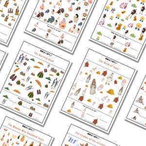 Bible I Spy Bible Activity Printable Game For Kid Bible Activity Worksheet Bible Activity For Toddler Digital I Spy Church Activity Children