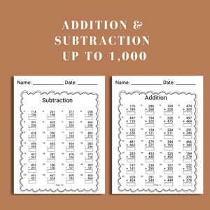 Teacher worksheet for third grade math addition skills with printable, easy-to-use format. Great for daily warmups, math centers, or extra practice at home. Suitable for both 3rd and 4th grade math learners with instant download access.