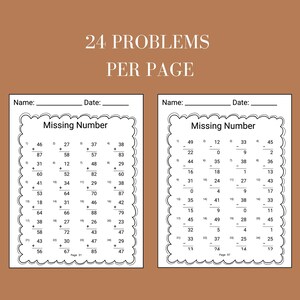 year 2 printable worksheet for second grade addition and subtraction practice double digit subtraction math workbook instant download for classroom or homeschool early math fluency drills