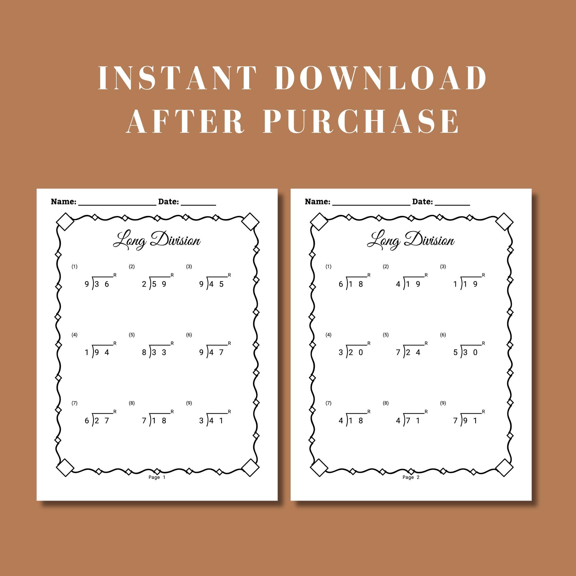 long-division-worksheet-3rd-grade-math-place-value-5th-grade-division-problem-4th-grade-math-printable-workbook-division-table-practice-etsy for Free Printable Partial Quotient Division Worksheets Long Division Worksheet 3rd Grade Math Place Value 5th Grade Division Problem 4th Grade Math Printable Workbook Division Table Practice - Etsy for Free Printable Partial Quotient Division Worksheets