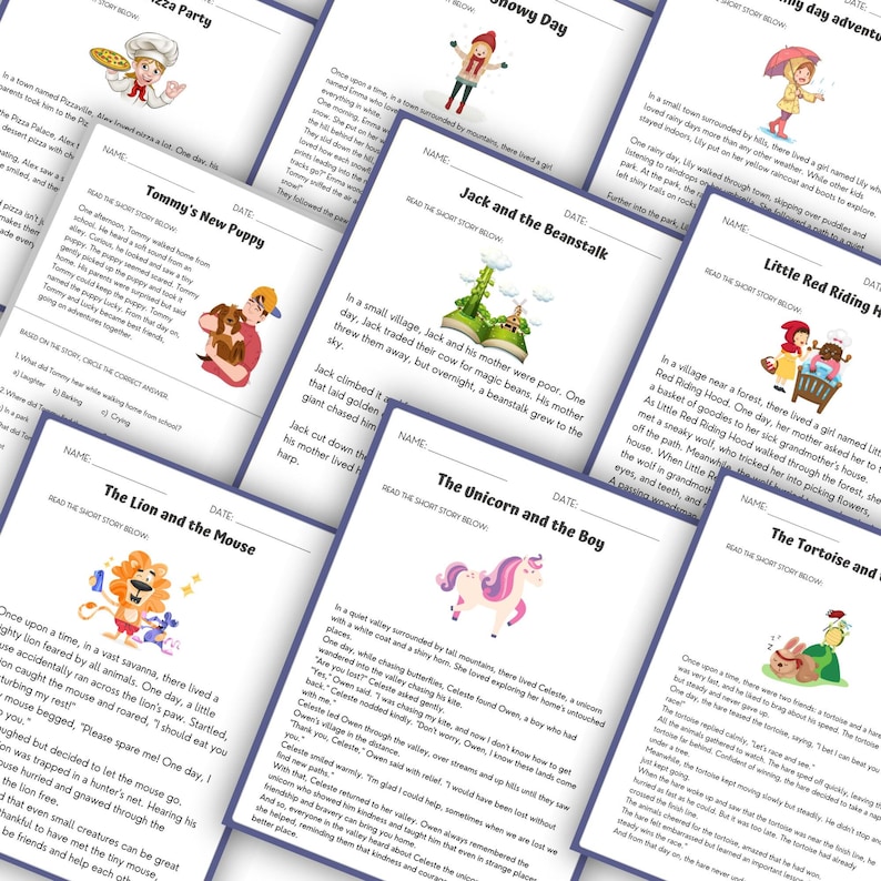 Printable Reading Passage Fifth Grade Reading Question Sheet Grade 5 Reading Activity Homeschool