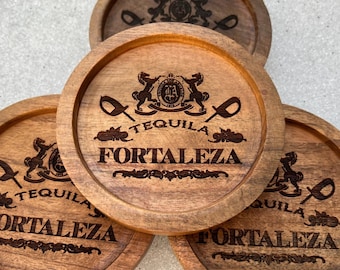 Posavasos con logotipo personalizado para regalo de agente inmobiliario, regalo para cliente de agente inmobiliario, regalo personalizado de agradecimiento para nuevo propietario, regalo de inauguración de la casa