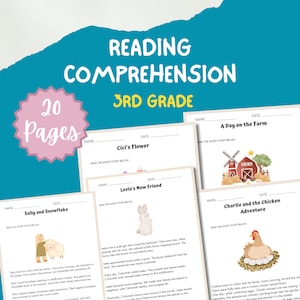 Third Grade Reading Comprehension Worksheet 3rd Grade Literacy Worksheet Reading Classroom Resource Printable Reading Passage Elementary