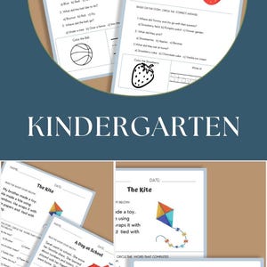 Leseverstehen Arbeitsblatt druckbares Kleinkind Arbeitsblatt Kind Lesepassage Geschenk Kind Kindergarten Lesen Homeschool Klasse Bild 10