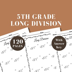 Long division worksheet 3rd grade math place value 5th grade division problem 4th grade math printable workbook division table practice