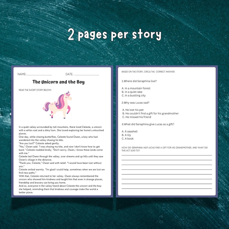 Reading Question Sheet Grade 5 Reading Activity Homeschool