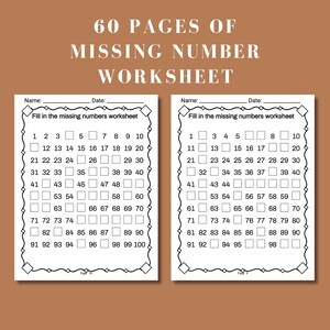 kindergarten counting worksheet printable for number recognition and sequencing from 1 to 100 early math worksheet life skills aligned with nbt.a.1 k.cc.2 perfect for homeschool and school practice