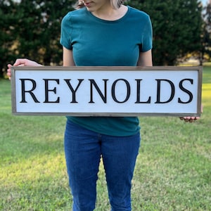Custom Family Sign Rustic Wall Art Personalized Home Decor Housewarming Gift Newlywed Present Farmhouse Wooden Plaque Entryway Decor