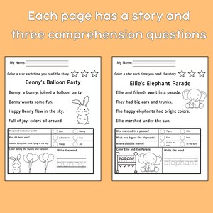 First Grade Reading Comprehension Worksheet Homeschool Printable 1st ...