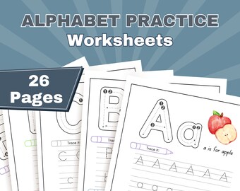 Alphabet Tracing Worksheet Printable Preschool Lowercase Alphabet Handwriting Practice Kindergarten Letter Tracing Worksheet Kindergarten