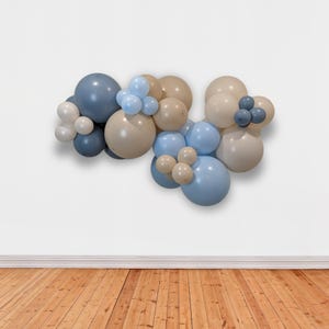 Blue Balloon Arch Kit Baby Boy Balloon Arch Baby Shower Blue Decor Balloon Garland Kit Oh Baby Shower Wedding Balloon Garland Blue
