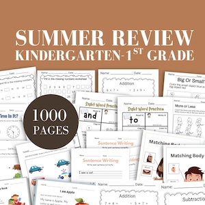 Maternelle 1ère année révision d'été pratique des mathématiques révision d'été 1ère année préparation d'été feuille de travail de compréhension de l'écriture mathématique 1ère année